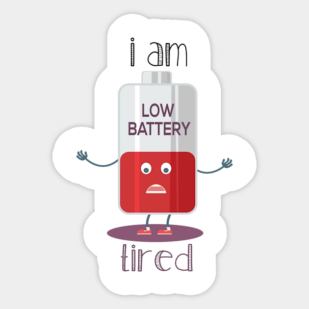 So tired Sticker by annaandron